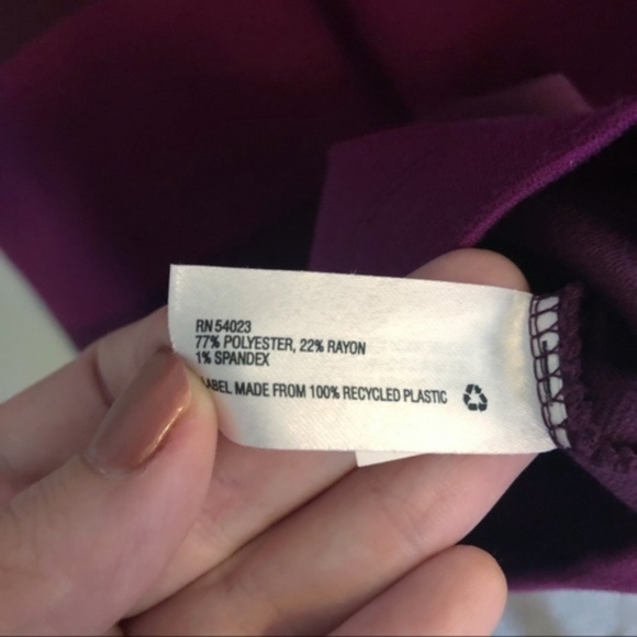 GAP Striped Purple Shift Dress - Picture 4 of 6